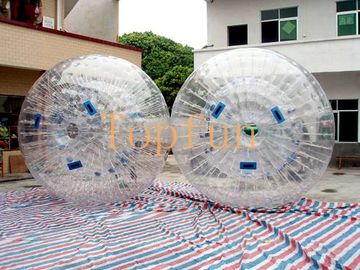 Transparent Inflatable Zorb Ball Sport For Rolling Down A Hill / Ramp