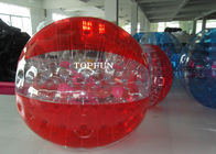 ลูกบอลฟองอากาศกันชนสีแดงกันน้ำสำหรับผู้ใหญ่