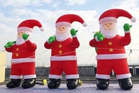 Giant Inflatable Santa Claus Yard ตกแต่งคริสต์มาส Blow Up Santa Inflatables
