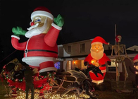 Santa Blow Up ตกแต่งคริสต์มาส Giant Inflatables ซานตาคลอส Inflatables