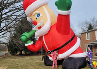 Santa Blow Up ตกแต่งคริสต์มาส Giant Inflatables ซานตาคลอส Inflatables