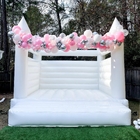 งานแต่ง Pastel Pink โป่งกระโดดกระโดดปราสาท บอลโป่ง Mini White Bounce House