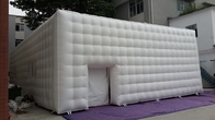20ft Custom Portable Black Inflatable Nightclub Cube Party Bar Tent คลับคืนสําหรับงานแต่งในแบบดิสโก้