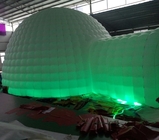 ดีไซน์ใหม่ Outdoor Giant Igloo LED หอเต็นท์ระบายอากาศแบบกุมารแบบ 2 หลุม