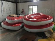 ของเล่นเป่าลมสกรีนลายขนาด 4 เมตรเส้นผ่าศูนย์กลาง 2 ที่นั่ง PVC Inflatable Boat