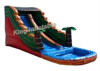 สไลด์กระโดดพองสีสันสดใส, สไลด์น้ำร้อน 18 ฟุตพร้อมผ้าใบกันน้ำ PVC