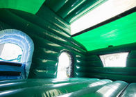 Slide Combo Green Car Car Inflatable Jumping Castle ให้เช่ารับประกัน 1 - 2 ปี
