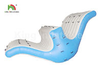 Blue 5 * 2.5m Inflatable Rocker Slide / Water Park Toys สำหรับเช่าเชิงพาณิชย์
