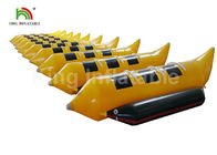 เกรดเชิงพาณิชย์สีเหลือง 3 ที่นั่งพองบินเรือประมง / เรือกล้วย Towable