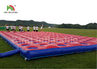 Red Outdoor Obstacle Course เกมส์กีฬาทำให้พอง, Inflatable 5K วิ่งแข่งสำหรับผู้ใหญ่