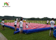 Red Outdoor Obstacle Course เกมส์กีฬาทำให้พอง, Inflatable 5K วิ่งแข่งสำหรับผู้ใหญ่