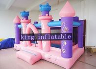 Pink Commercial Princess Bouncy Dream Houses สำหรับเด็กวัยหัดเดิน / เด็กเล่นอ่อน