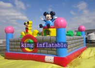 สวนสนุกพอง Mickey น่ารัก Kids สำหรับกระโดดสนุก 0.45 มม. - 0.55 มม. PVC
