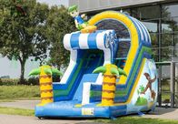 ทรอปิคอล Inflatable Dry Slide, Surf Happy PVC Slide สำหรับเด็ก