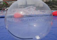 ลูกบอลใส PVC / TPU พองลม 1.0 มม. บนลูกบอลน้ำขนาดมาตรฐาน EN71
