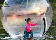 ครอบครัวโปร่งใสสวนสนุกพองลมบนลูกบอลน้ำ 1.0 มม. PVC / PTU บอล