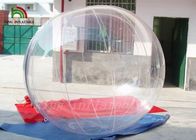 ใส PVC / TPU พองเดินบนลูกบอลน้ำยืนตัวเองเพื่อความสนุกสนานในครอบครัว