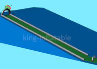 กรีนซิงเกิลเลน 15 เมตรยาวสไลด์น้ำทำให้พองสำหรับผู้ใหญ่ขนาดที่กำหนดเอง