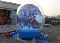 เทศกาล 2.5 เมตรผลิตภัณฑ์โฆษณาเป่าลม PVC Tarpaulin Snowball