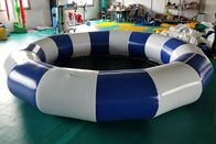 ผู้ใหญ่ 0.9 มม. PVC Custom Inflatable Floating Water Park Trampoline