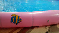 16mD ขนาดใหญ่รอบ 0.9 มม. PVC Tarpaulin สระว่ายน้ำทำให้พองสำหรับเด็กเล่นกลางแจ้งหรือในร่ม