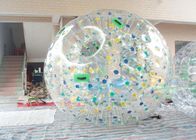 เด็ก / ผู้ใหญ่ Inflatable Zorb Ball สีสัน PVC / TPU พร้อมสายรัด