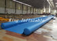 Commercial Blue City Big Inflatable Slip N Slide With Single Lane 50m Long Durable