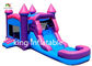 Girl Big Infltable Bounce House Dry Slide With CE Blower 5mL*4mW*3mH