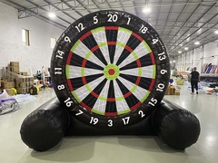 ลูกดอกฟุตบอลเกมกีฬากลางแจ้ง Interactive PVC Inflatable Dart Board