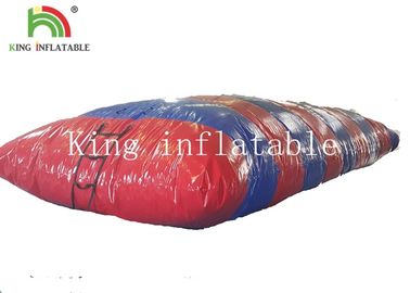 Heat Sealing Colorful Blow Up Water Pillow / Tower Blob PVC Water Toy For Water park