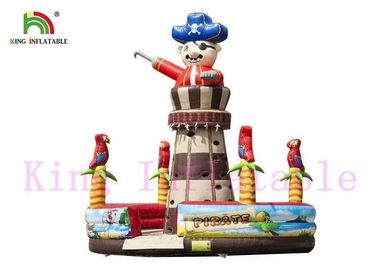 Adventuring Pirate Inflatable Rock Climbing Wall PVC Tropic Taste Blow Up Sports Games