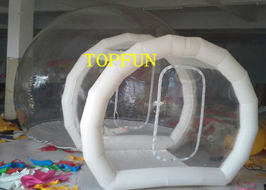 โปร่งใส 0.8mm พีวีซีพองฟองเต็นท์กับอุโมงค์สำหรับการจัดนิทรรศการ