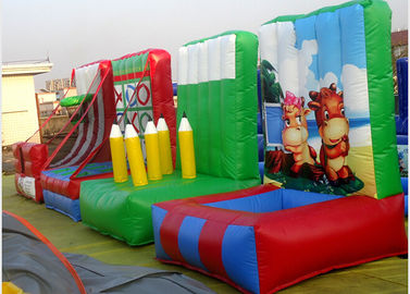 หลักสูตร Digital Cartoon Cartoon ฝ่าอุปสรรคสำหรับเด็ก 0.55 มม. PVC Tarpaulin