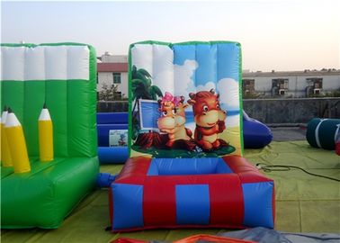 หลักสูตร Digital Cartoon Cartoon ฝ่าอุปสรรคสำหรับเด็ก 0.55 มม. PVC Tarpaulin