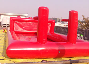 Airtight Red Tennis รูปทรงเกมกีฬาพองลมพร้อมห่วง 4 ตะกร้า