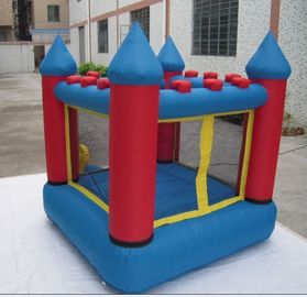 Samll Inflatable Bounce House 210d Oxford ผ้าสีน้ำเงินและสีแดง