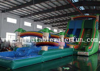 Green Jungle Inflatable Family Pool / สี่เหลี่ยมทำให้พองได้ทนทาน