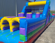 Inflatable Ultimate 30'Ft และ 40ft Obstacle Combo Sport Games