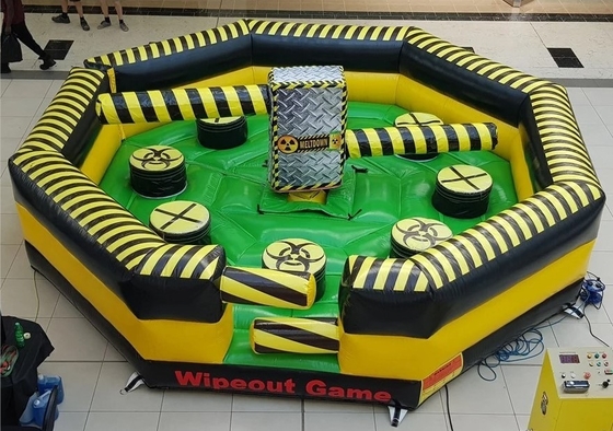 หลักสูตรอุปสรรคทำให้พอง Toxic Meltdown Total Wipeout Sports Games