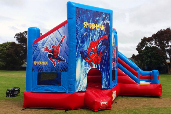 PVC Bouncy House เด็กให้เช่าเชิงพาณิชย์กลางแจ้ง Bounce Jumping Castle Combo