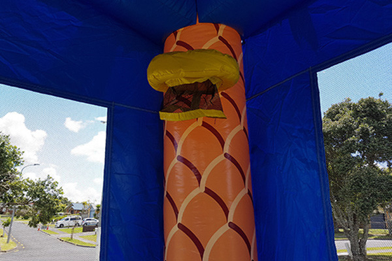 ปราสาท Bouncy Inflatable เด็กผู้ใหญ่กลางแจ้ง Jump Bounce House พร้อมสไลด์ให้เช่า