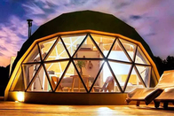 Geodesic Dome Tent House โครงเหล็ก Outdoor Island Beach Resort Marquee