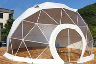 Geodesic Dome Tent House โครงเหล็ก Outdoor Island Beach Resort Marquee