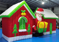 เครื่องประดับคริสต์มาสทำให้พองในเชิงพาณิชย์ Inflatables ปราสาท Bouncy สำหรับเด็ก