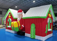 เครื่องประดับคริสต์มาสทำให้พองในเชิงพาณิชย์ Inflatables ปราสาท Bouncy สำหรับเด็ก
