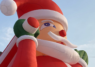 คริสต์มาสกลางแจ้งยักษ์พองซานตาคลอสพร้อมเครื่องเป่าลมสำหรับตกแต่งคริสต์มาส