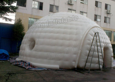 ไฟเต็นท์พองสีขาวทนไฟเต็นท์โดมพองสำหรับโครงการ