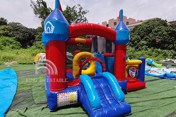 บ้านตีกลับทำให้พองสไลด์คู่ปาร์ตี้วันเกิดเด็ก Bouncy Castle Bouncer Combo