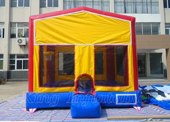 Tarpaulin Inflatable Bouncer Castle เกมสนุกเชิงพาณิชย์กลางแจ้ง Kids Bounce House