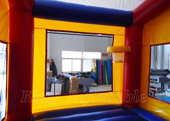 Tarpaulin Inflatable Bouncer Castle เกมสนุกเชิงพาณิชย์กลางแจ้ง Kids Bounce House